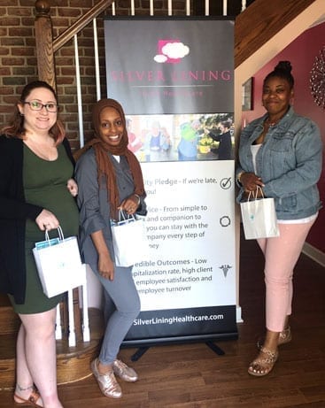 Dorrina, Shinera and Tan of Silver Lining Health Care