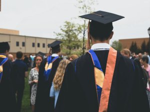 Male graduating