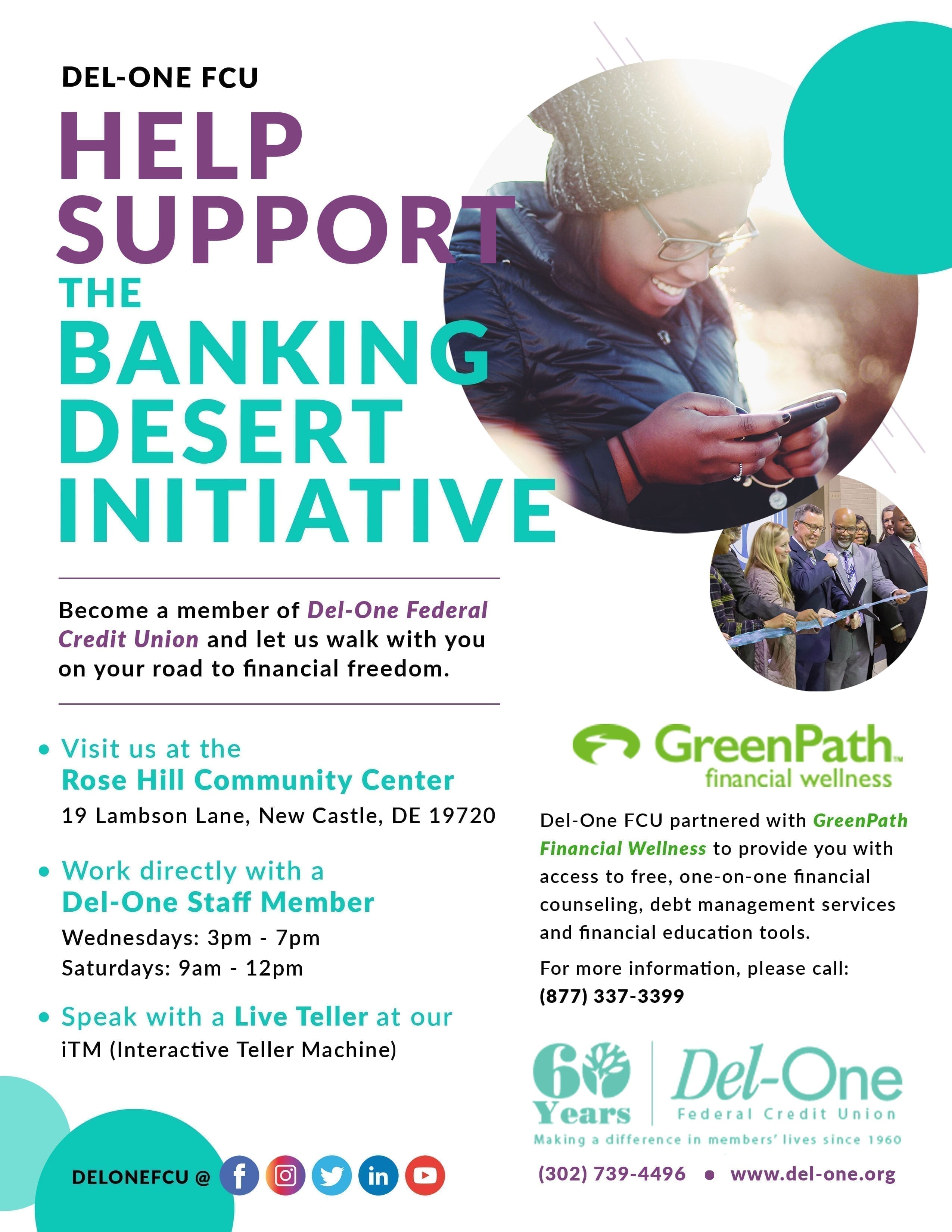 Banking Desert Initiative flyer