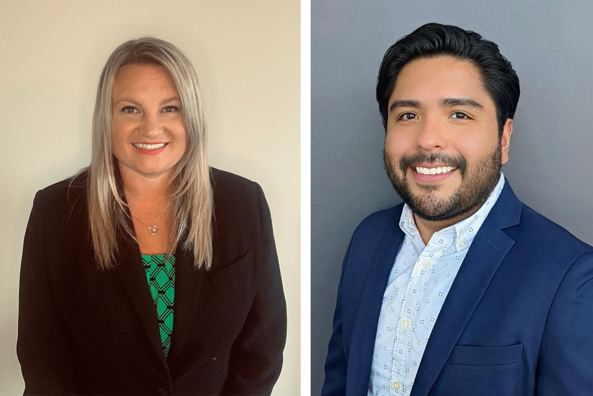 Pictured: Michelle Bergold, VP Treasury Management Officer and Adrian Romero, VP of Retail Operations