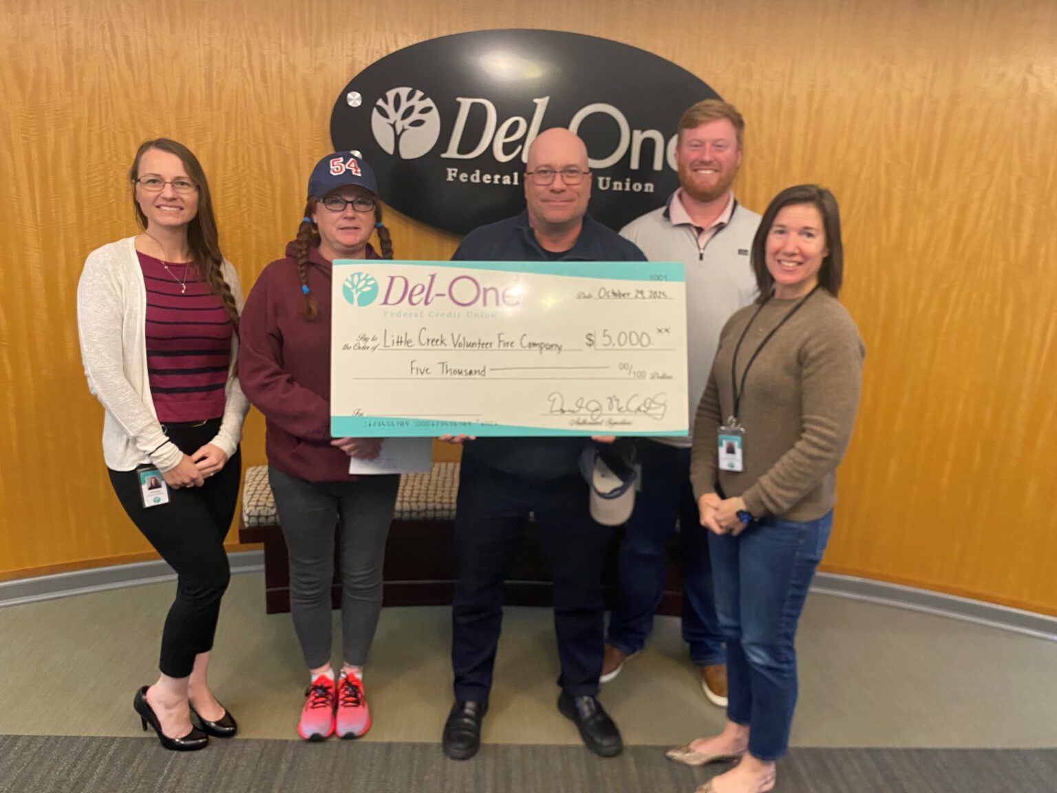 Del-One Supports Little Creek Volunteer Fire Company | Del-One